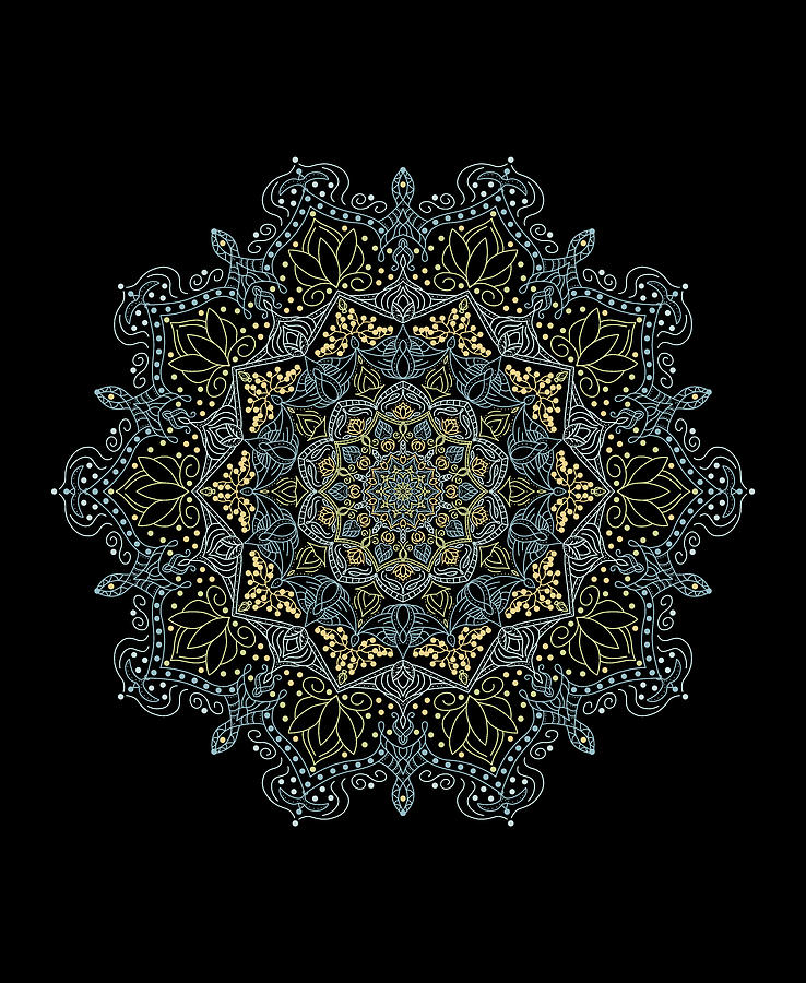 Mandala Sophistication Digital Art by Angie Tirado