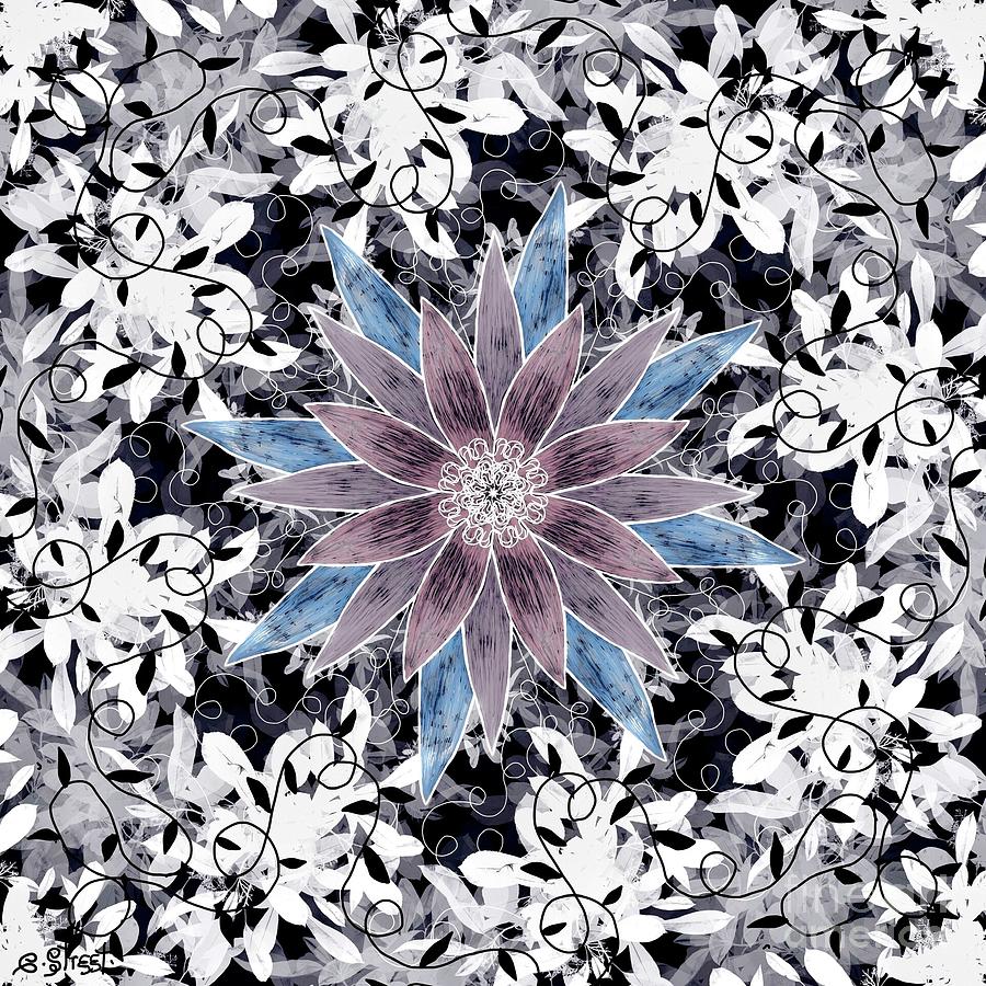 Mandala Vintage Floral Digital Art