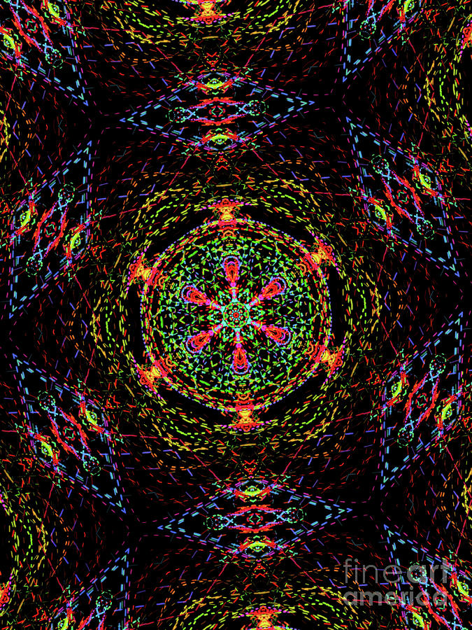 Mandala Weave  Digital Art by Elaine Manley