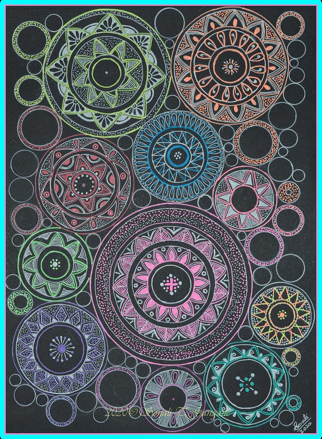 Pattern Drawing - Mandalas Fortune by Sonali Gangane