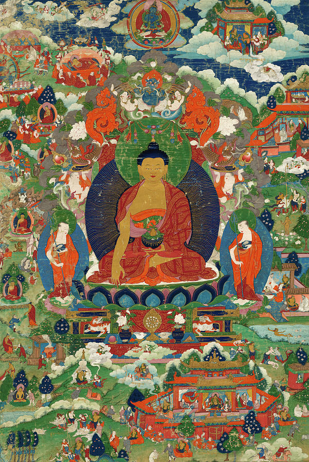 Mandara, Pantheon Painting by Tibetan Buddhism - Fine Art America