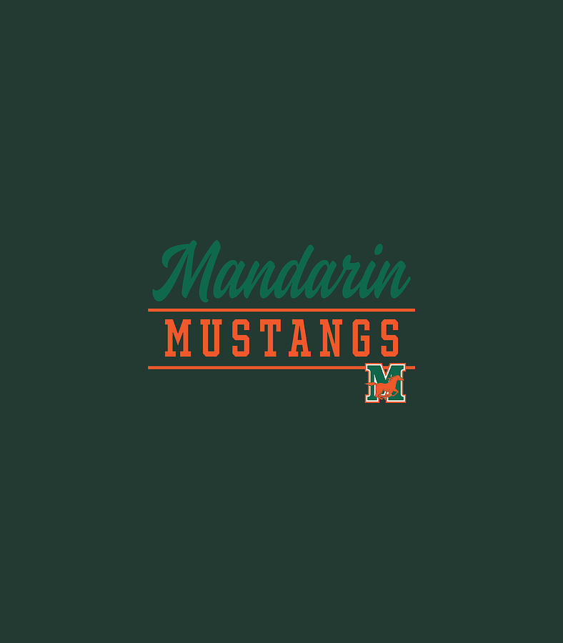 Mandarin High School Mustangs Digital Art by Barok Carra - Fine Art America