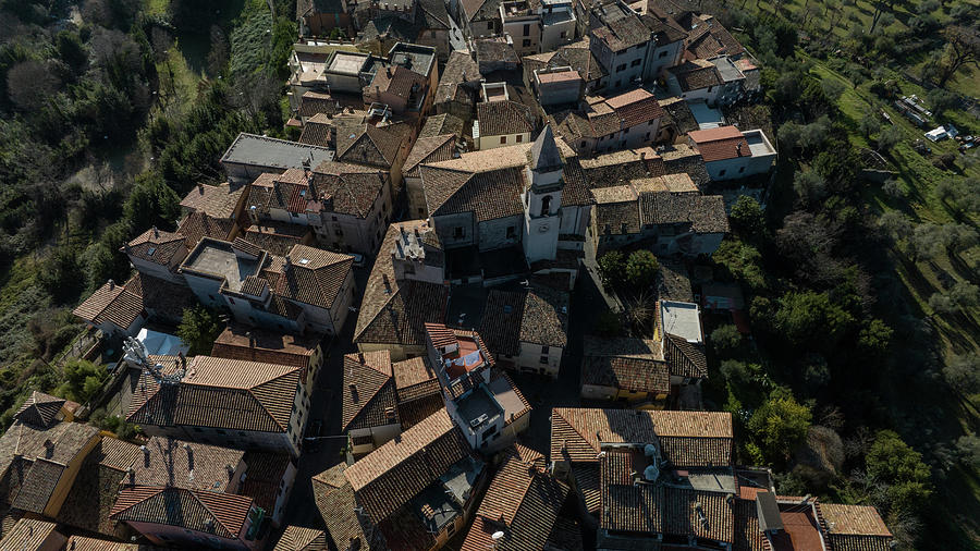 Mandela Italy Aerial looking down  Photograph by John McGraw