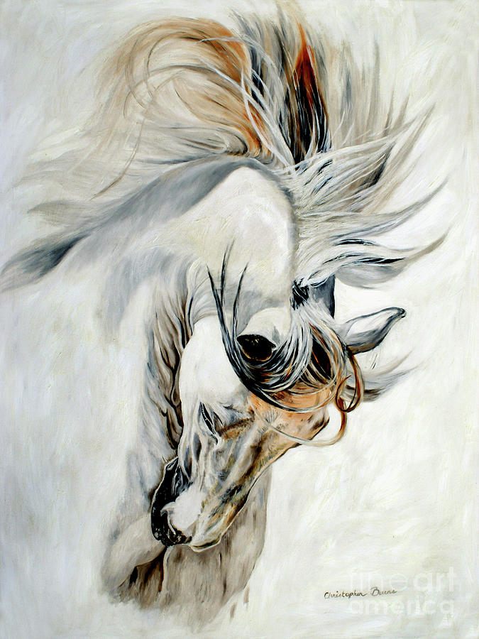 Mane Attraction Painting by Christopher Burns - Fine Art America