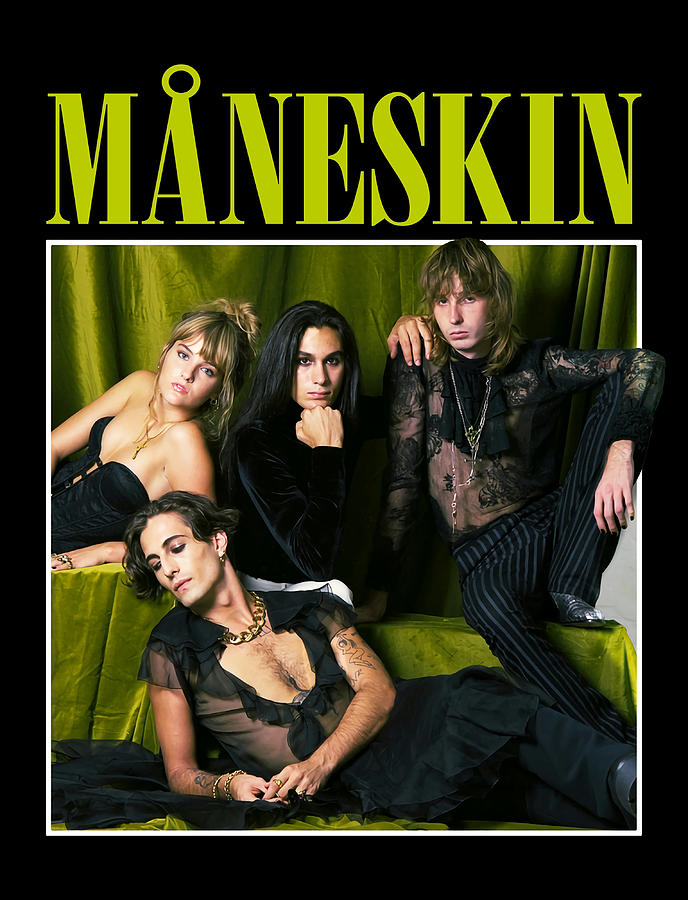 MANESKIN Mneskin merchandising boy Tapestry - Textile by Pete Gordon ...