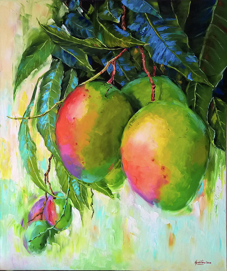 Mangos Painting by Jose Quintero - Fine Art America