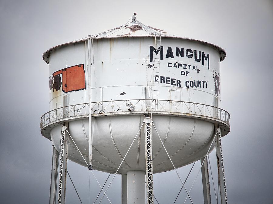 Mangum Water Tower  Photograph by Buck Buchanan