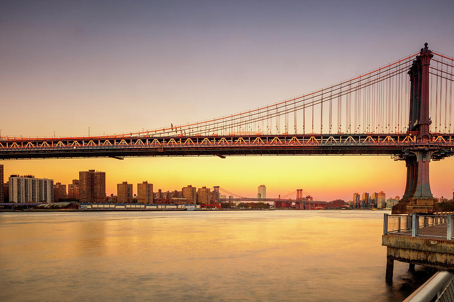 Manhattan Bridge Photograph by Andrew Soundarajan