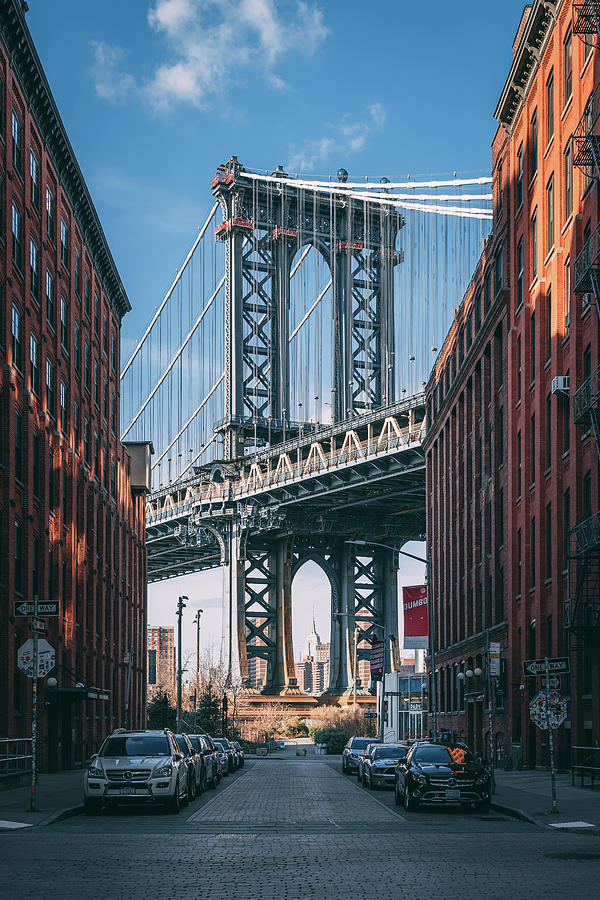 Manhattan Bridge, DUMBO 02 Photograph by Jon Bilous - Fine Art America