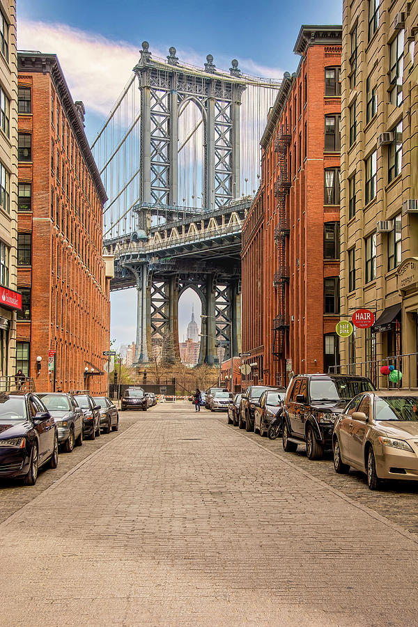 Manhattan Bridge In Dumbo Photograph by Arlene Krassner | Fine Art America