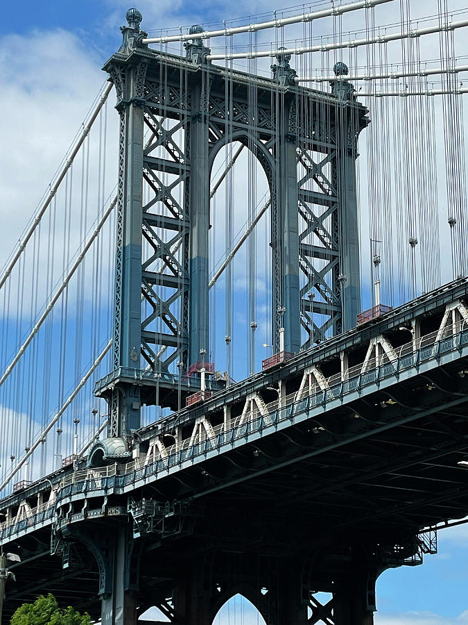 Manhattan Bridge Photograph by Steve Gravano