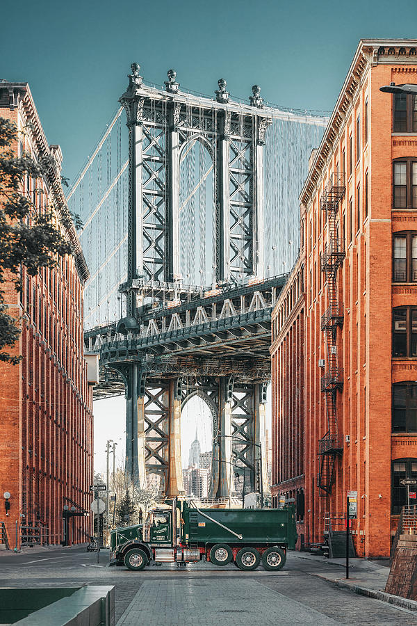 Manhattan Bridge View from Dumbo Streets Photograph by Francesco Riccardo Iacomino