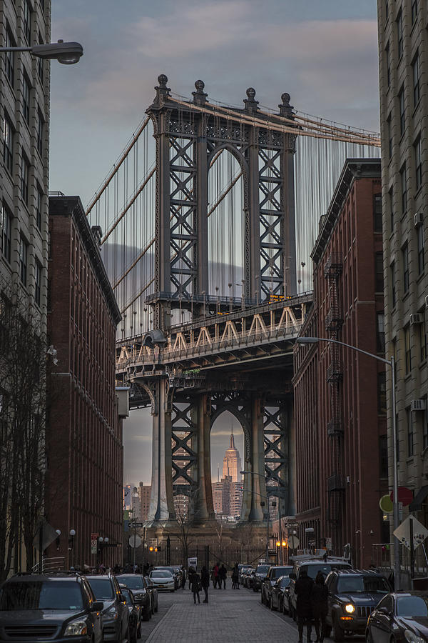 Manhattan Bridge viewed from DUMBO Photograph by Kenneth C. Zirkel