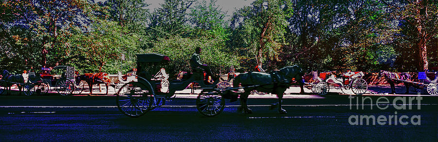 Manhattan Central Park Livery New York City color version  30209 Photograph by Tom Jelen