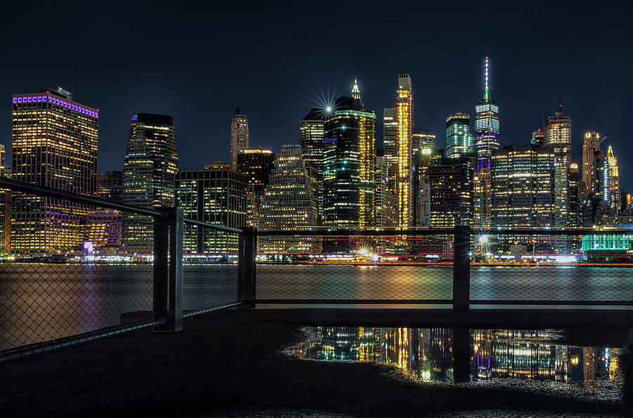 Manhattan Reflection Photograph by Carol Ward - Fine Art America