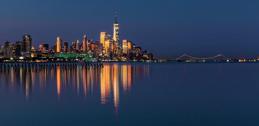 Manhattan Reflections Photograph by Kristia Adams