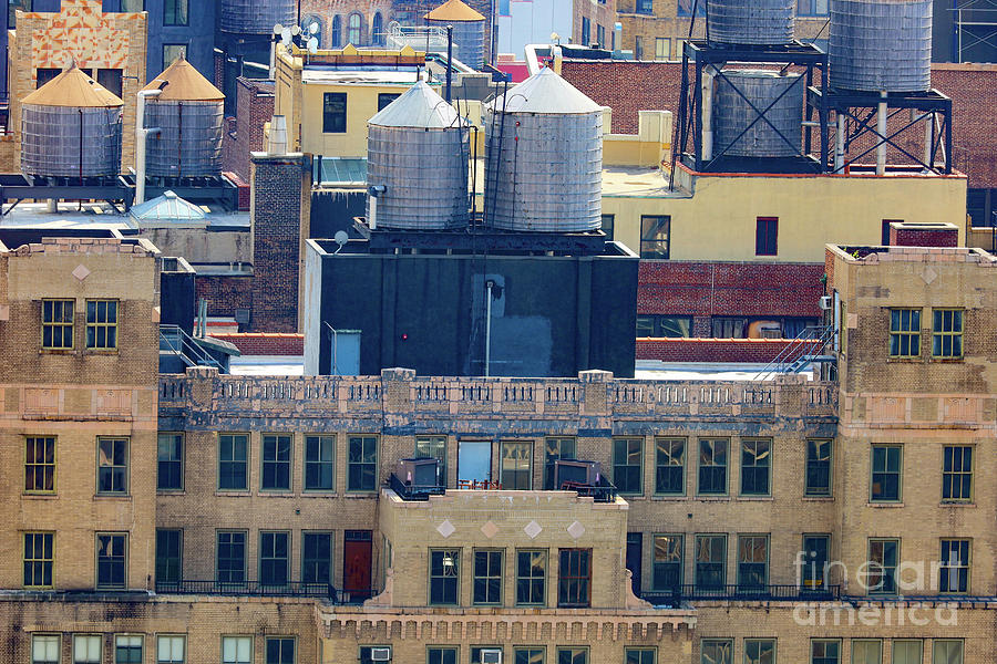 Manhattan Rooftops Photograph by Thomas Marchessault