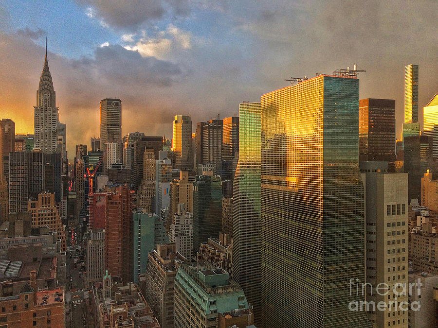 Manhattan Skyline 3 Photograph by Miriam Danar