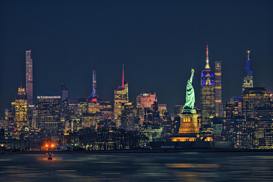 Manhattan Skyline Icons  Photograph by Susan Candelario