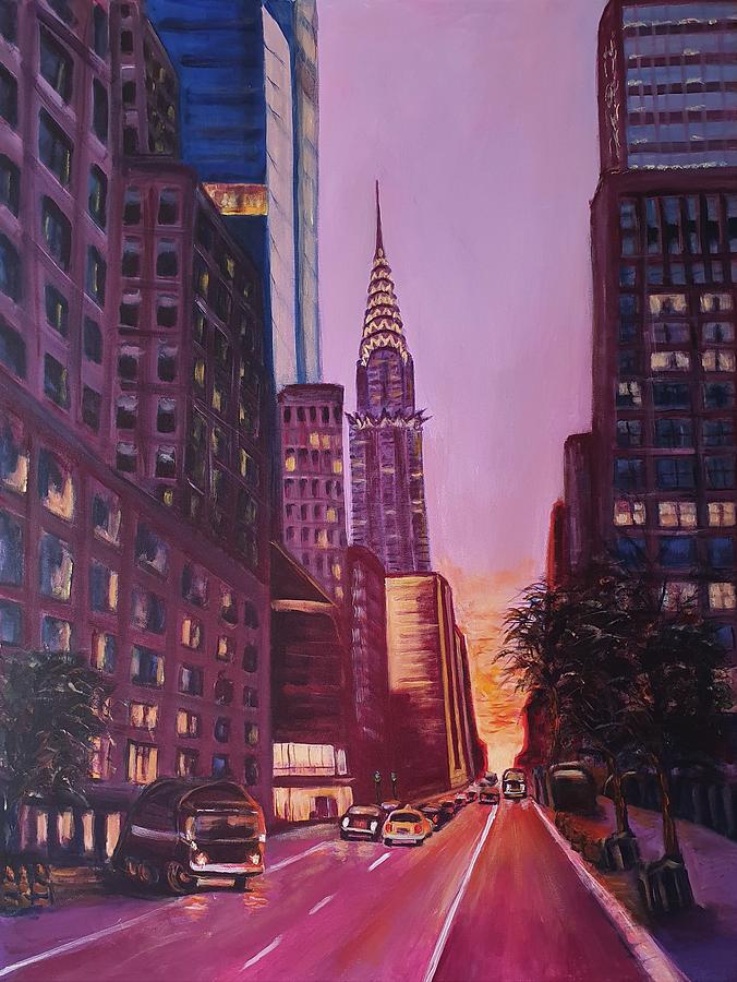 Manhattan Solstice Painting by Susan Mackenzie McGuire - Pixels