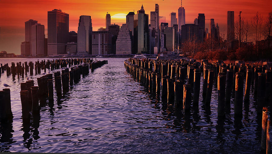 Manhattan Sunset  Photograph by Montez Kerr