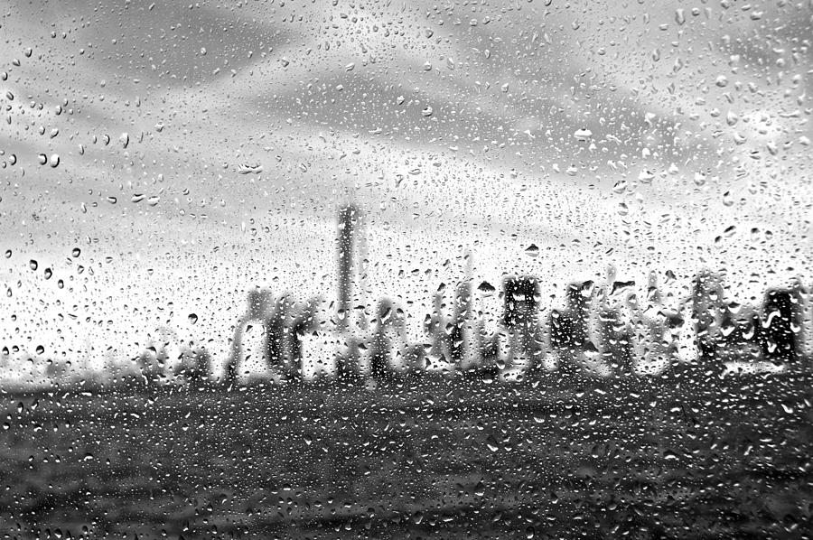 Manhattan under drops Photograph by Maryabdelkarim