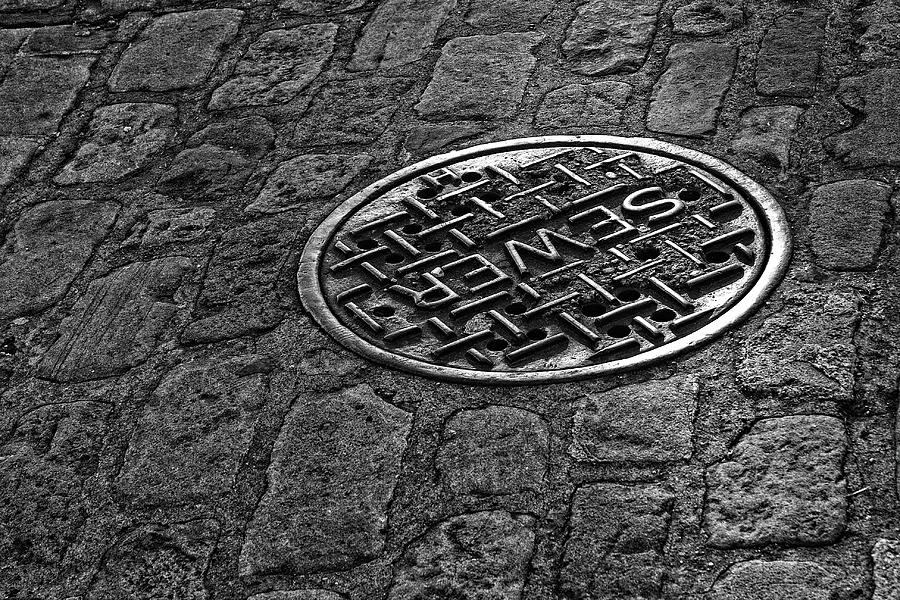 Manhole Cover - Sewer Photograph