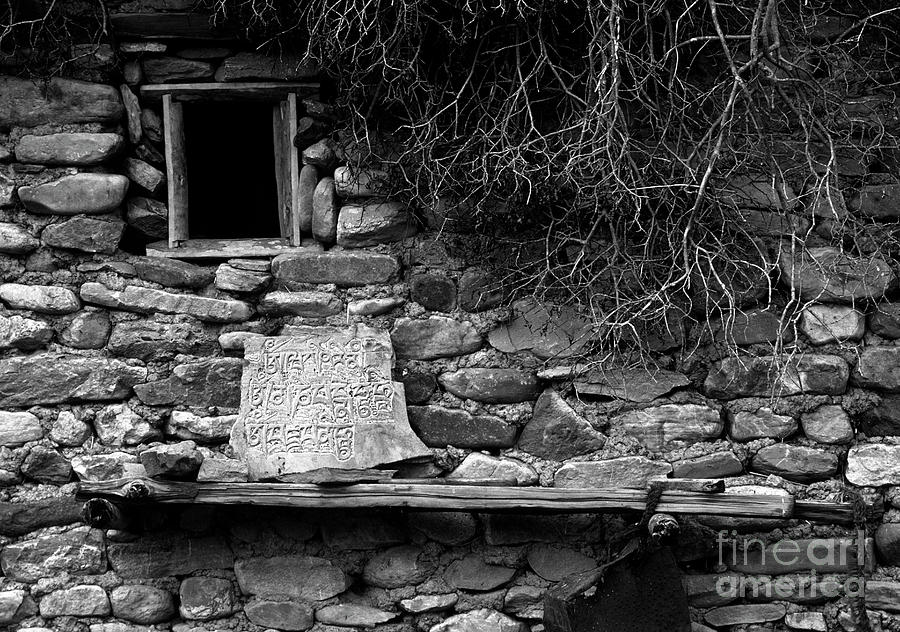 Mani Stone - Dolpo Region Nepal Photograph by Craig Lovell