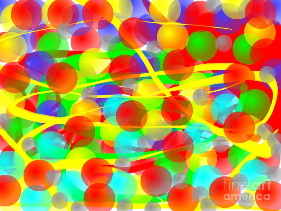 Abstract Digital Art - Manic by Ray Nichols Abstract Digital Art - Manic by Ray Nichols