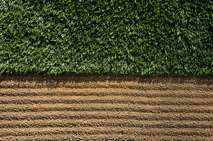 Manicured Sports Field between turf and dirt Photograph by Cmannphoto