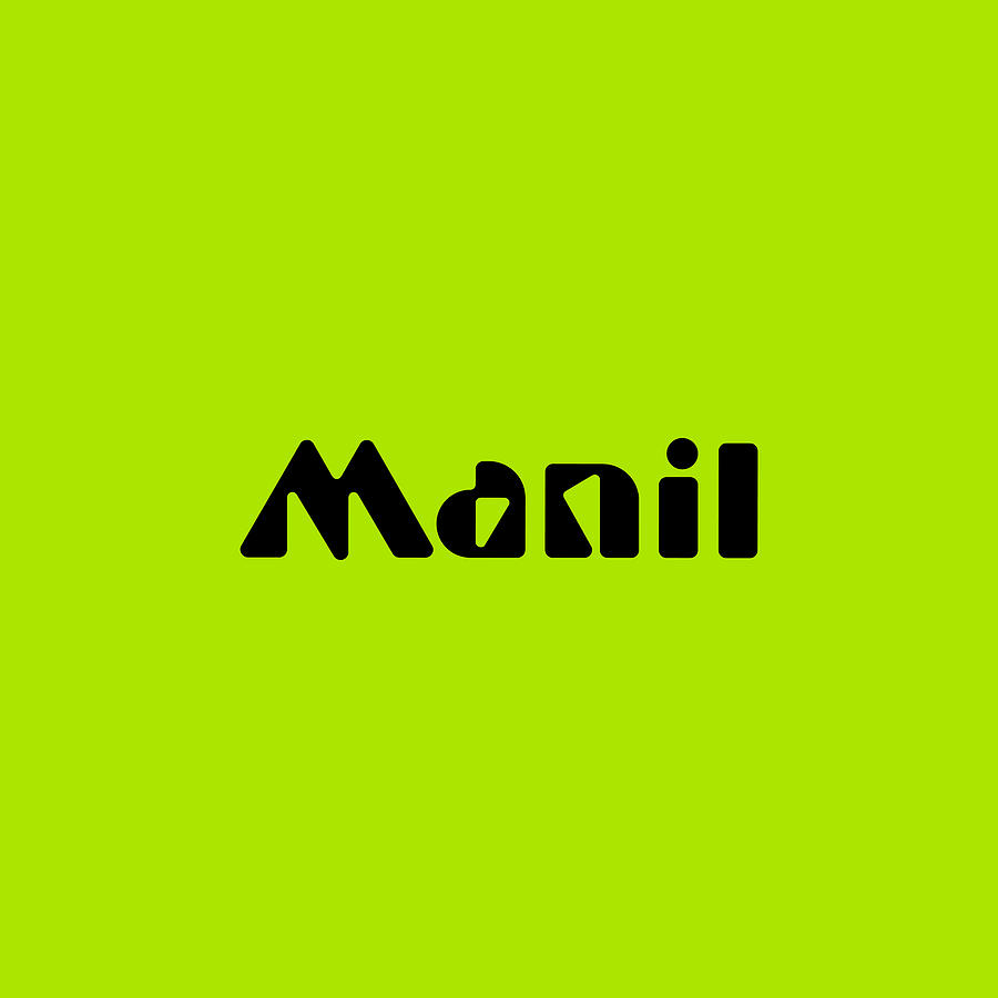 Manil #Manil Digital Art by TintoDesigns
