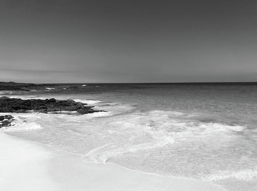 Manini'owali Beach Black and White Photograph by Sierra Vance | Fine ...