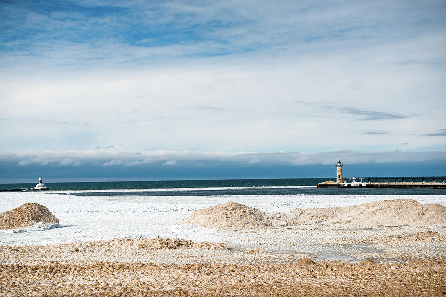 Ice Photograph - Manistee by Joseph Yarbrough Ice Photograph - Manistee by Joseph Yarbrough
