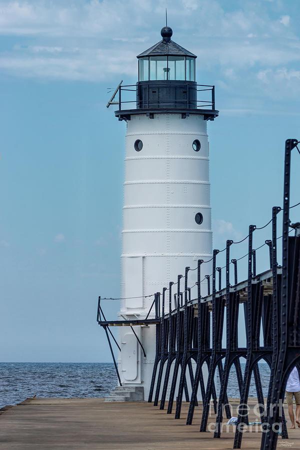 Manistee Lighthouse And Pier Photograph by Jennifer White