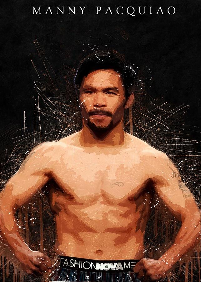 Manny Pacquiao-04 Digital Art by Thuy Dinh Thi | Pixels