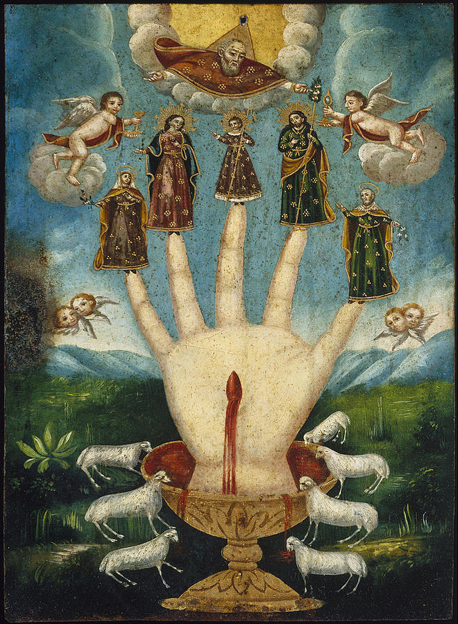 Mano Photograph - Mano Poderosa The All Powerful Hand or Las Cinco Personas The Five Persons by Paul Fearn