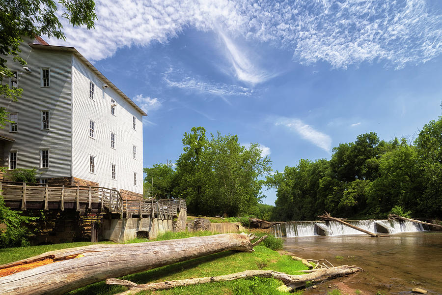Mansfield Roller Mill - Parke County, Indiana Photograph by Susan Rissi Tregoning