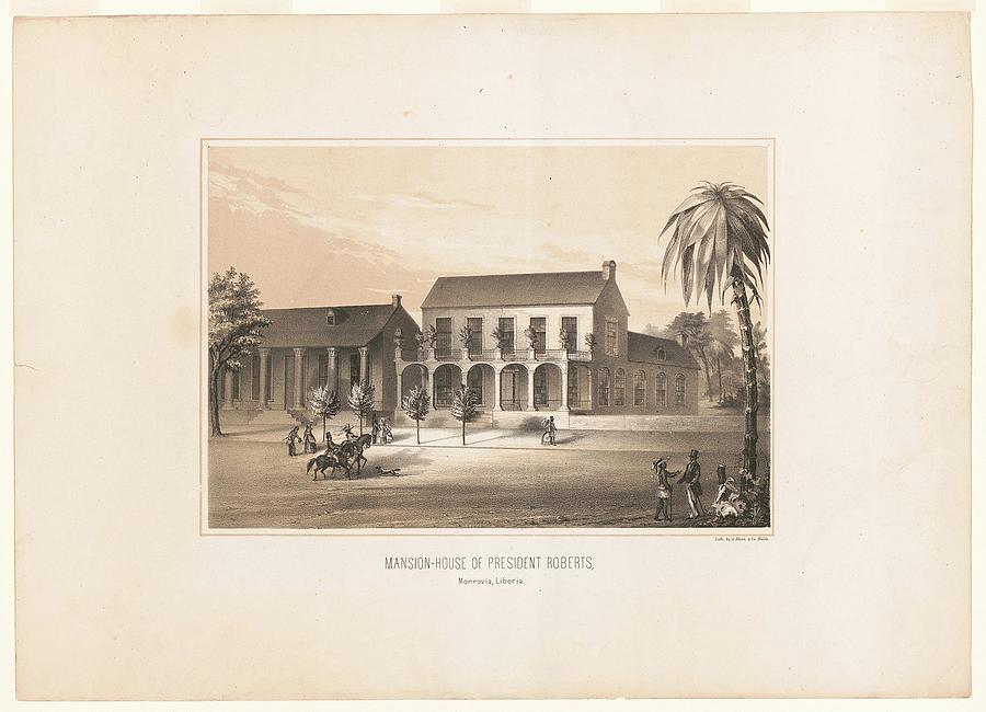 Mansion house of President Roberts Photograph by Popular Art