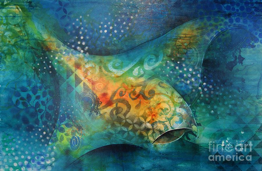 Manta Ray  Painting by Reina Cottier