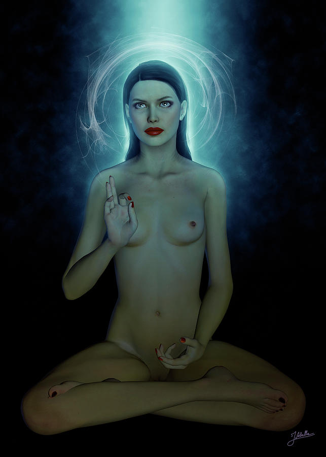 Fine Art Nude Digital Art - Mantra by Joaquin Abella