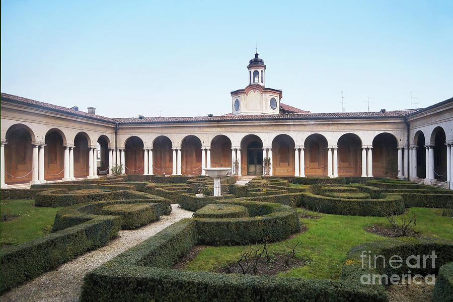 Mantua ducal palace old court Photograph by Rudi Prott