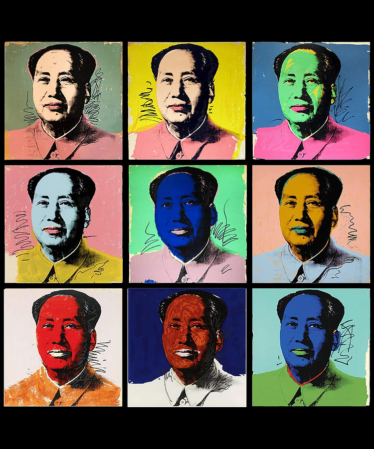 Mao Zedong Andy Warhol pop art artist portrait Painting by Thompson ...