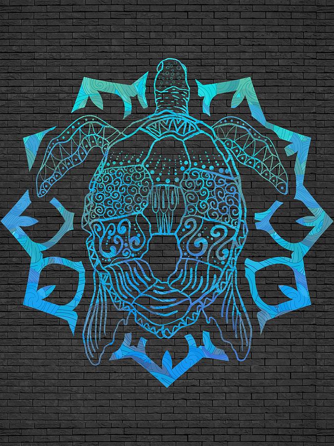 Maori Polynesian Tattoo Ocean Animal Lover Tribal Sea Turtle Digital   Maori Polynesian Tattoo Ocean Animal Lover Tribal Sea Turtle Grover Mcclure 