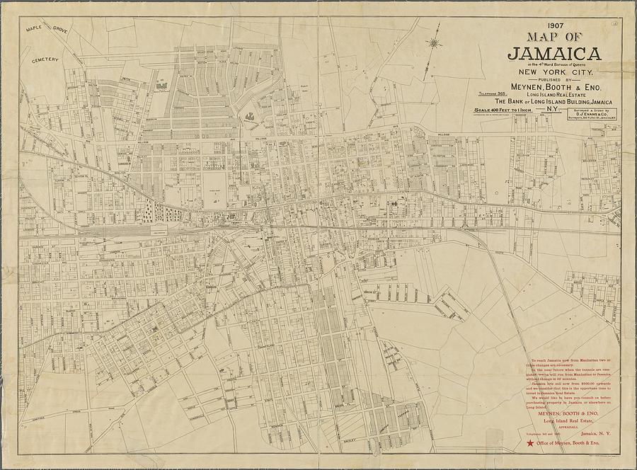 Map Of Jamaica In The 4th Ward Borough Of Queens New York City   Map Of Jamaica In The 4th Ward Borough Of Queens New York City Bahar Asar 