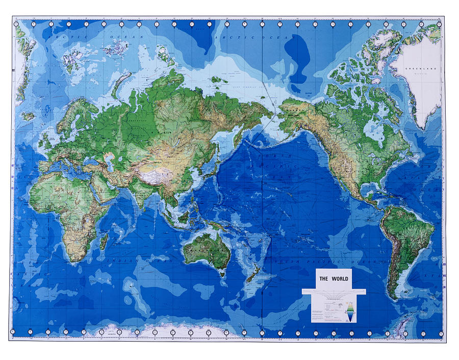 Map of World Photograph by Photodisc