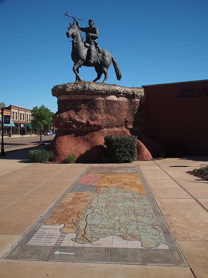 Map to Statue Photograph by Buck Buchanan | Fine Art America