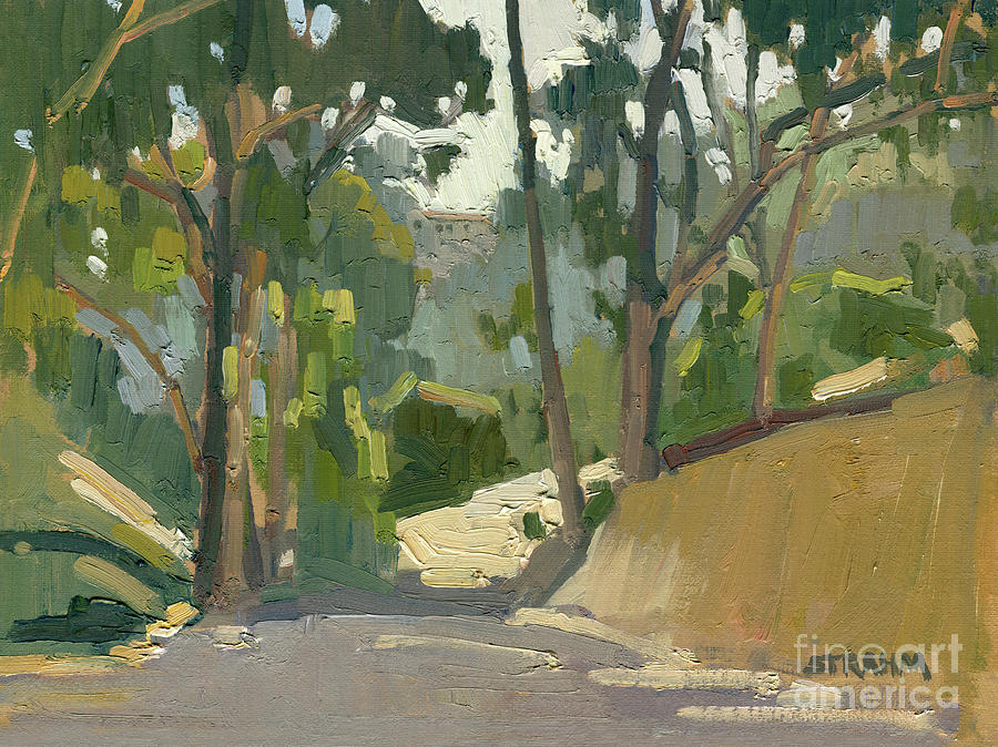 Maple Canyon, San Diego Painting by Paul Strahm