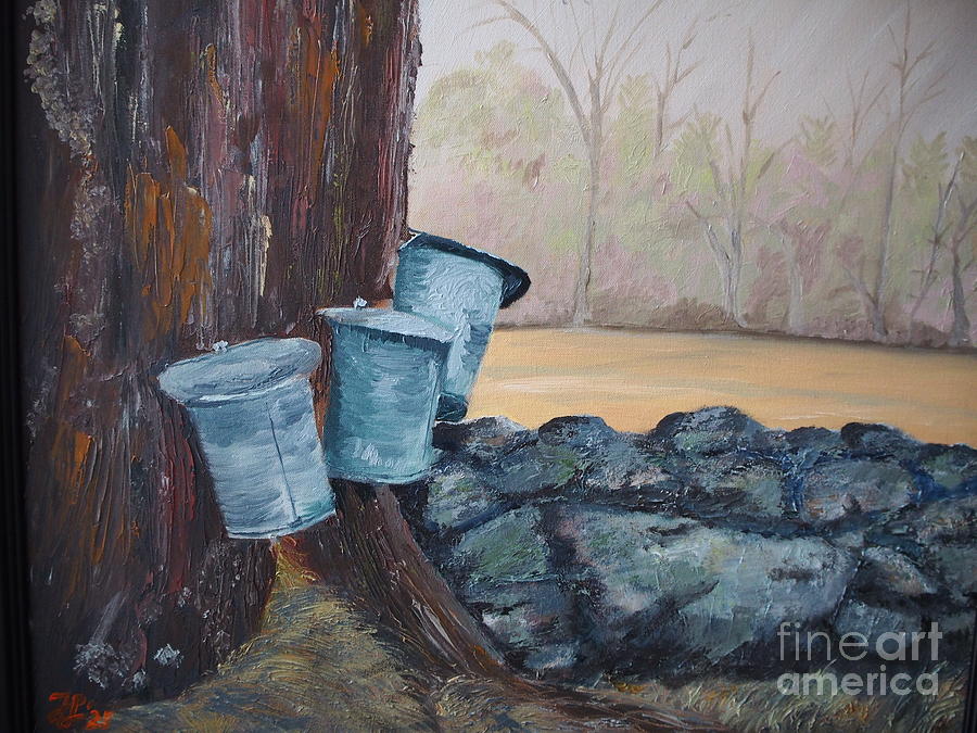 Maple Harvest Painting by Francois Lamothe