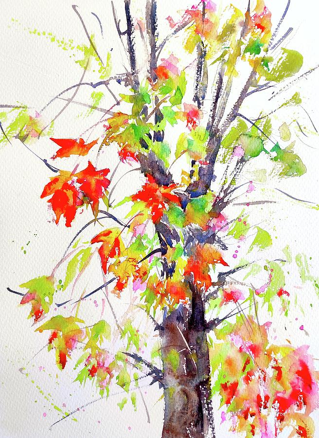 Maple tree Painting by Ibolya Taligas - Fine Art America