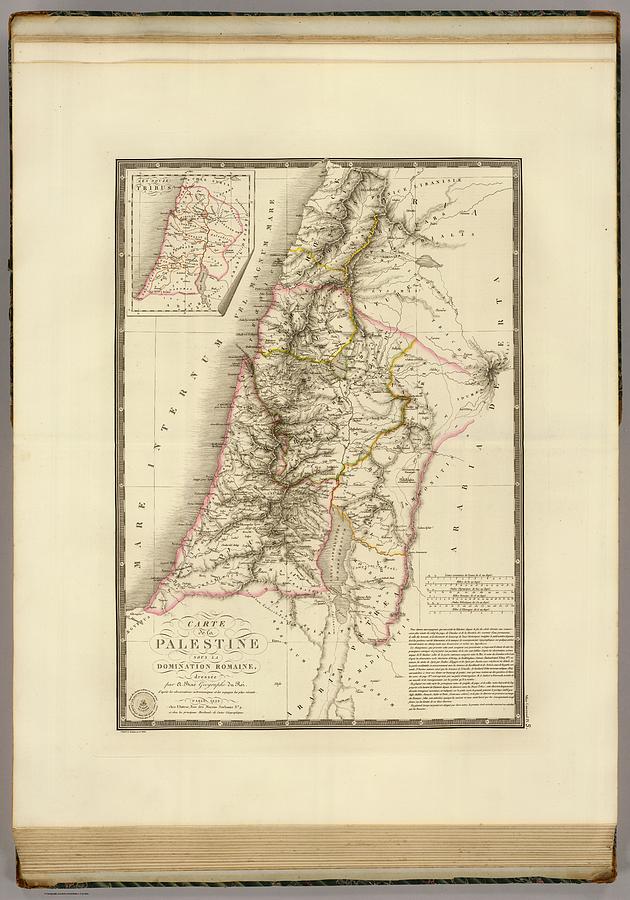 Maps of Ancient History PalestineLarabiePetree Painting by MotionAge ...